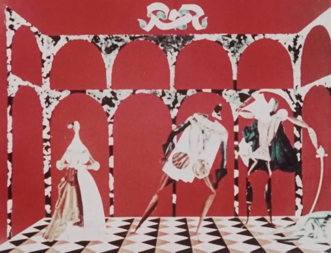 Still from Othello (1967), dir. Fyodor Khitruk